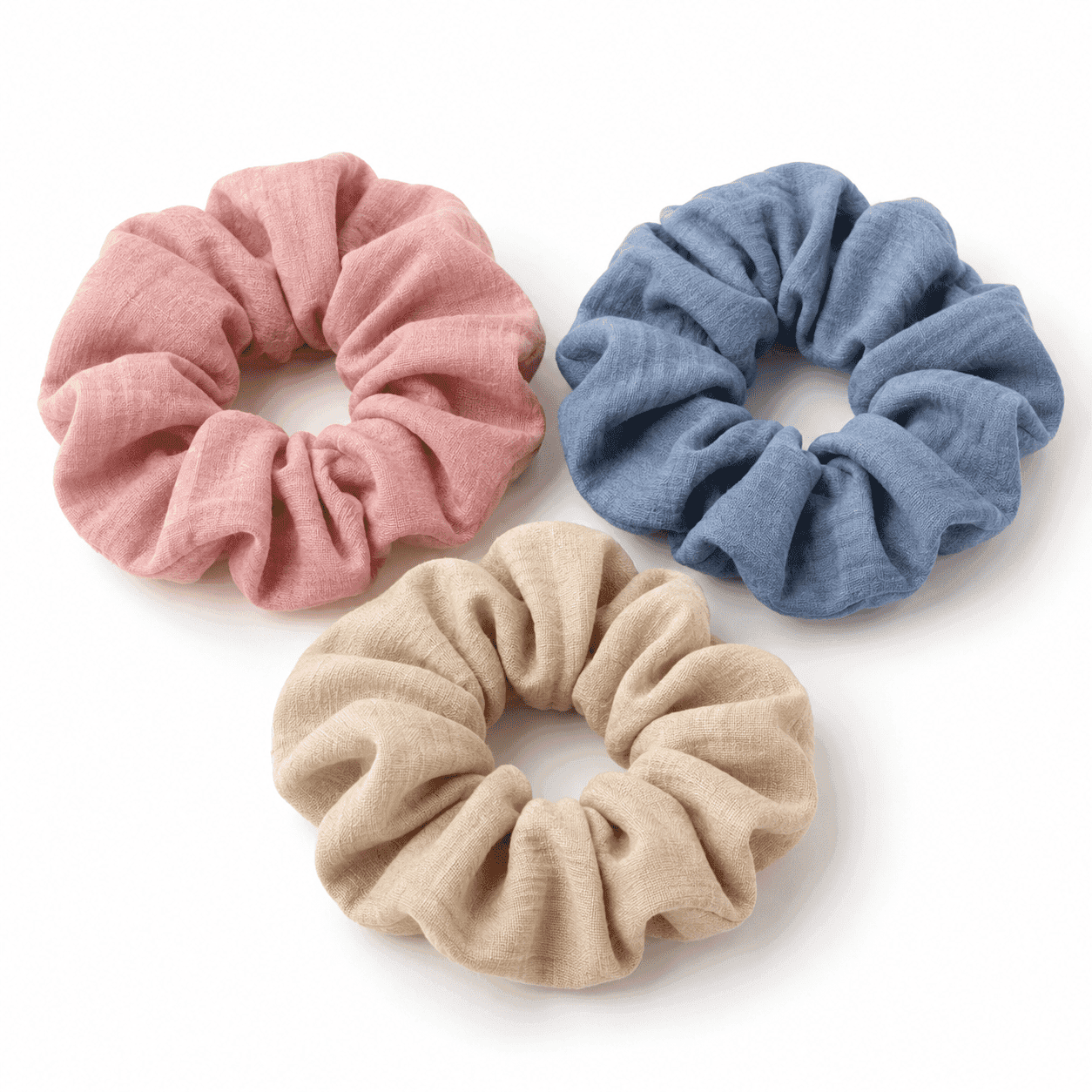 Everyday Cotton Scrunchie Set